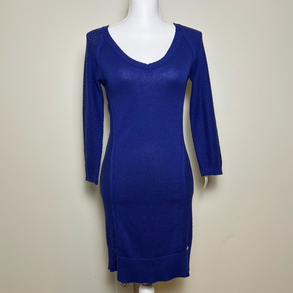 Guess Royal Blue Knit Dress | Size Small 💙 - Picture 2 of 13